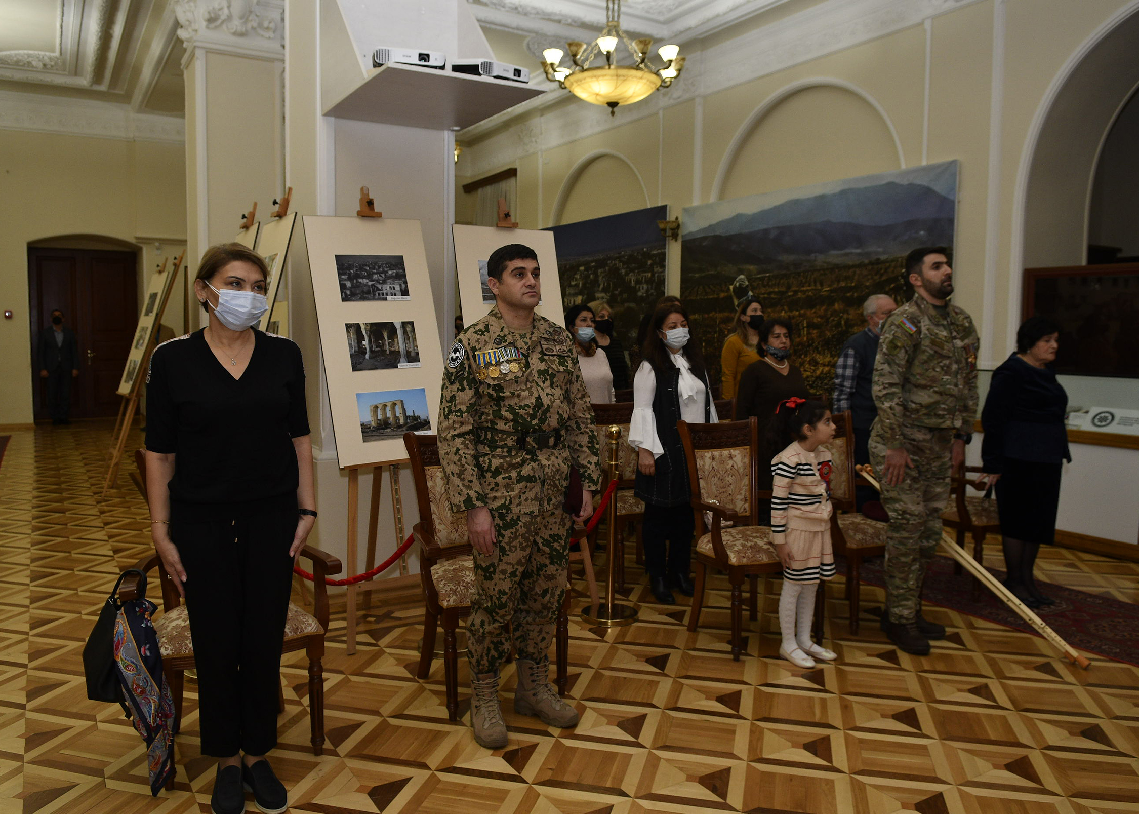 По случаю «Дня Победы» в музее прошла торжественная церемония открытия второй части выставки «Карабах – вдохновение всех желаний»