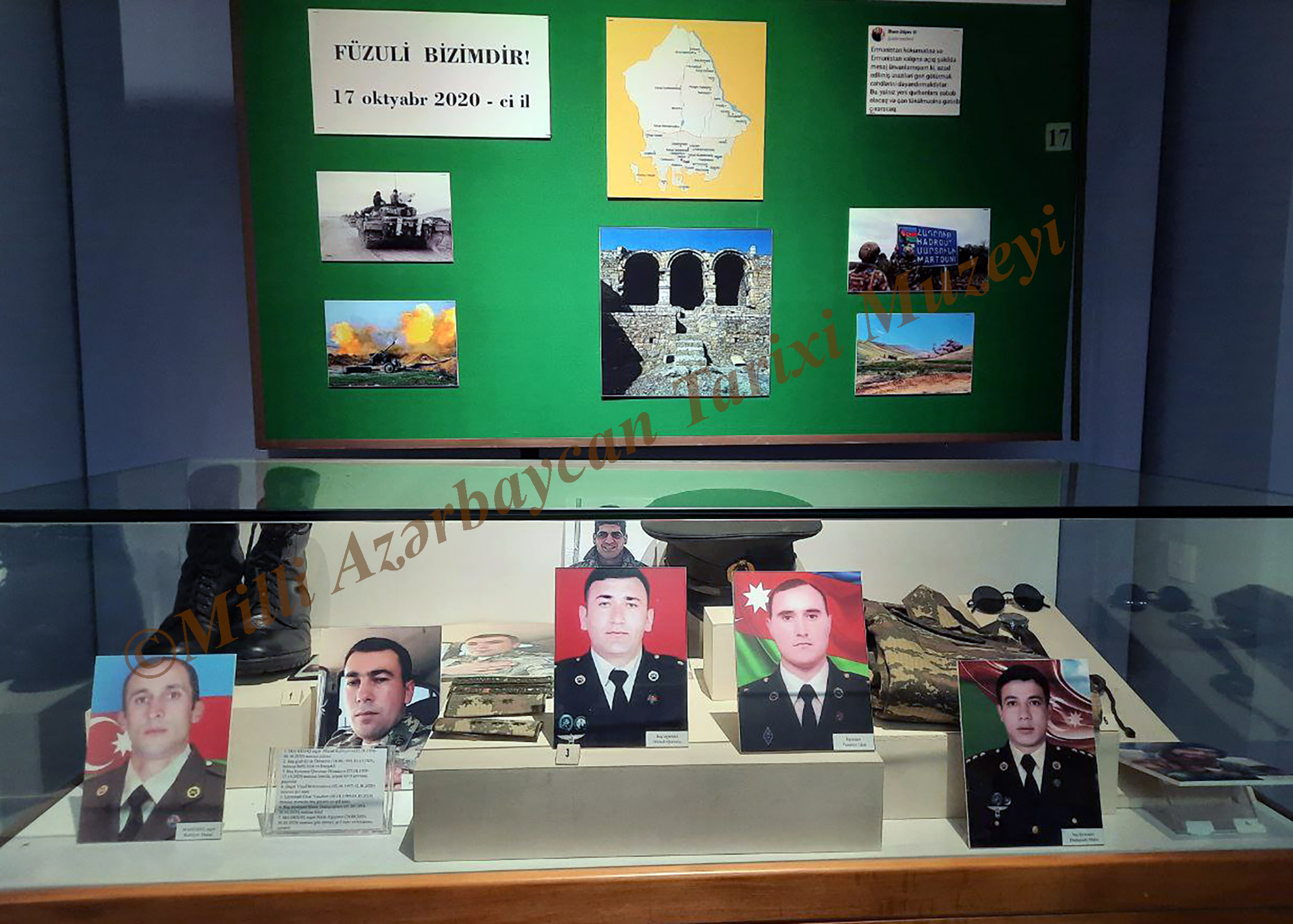 В музее хранятся личные вещи шехида Отечественной войны Мурада Кальбиева