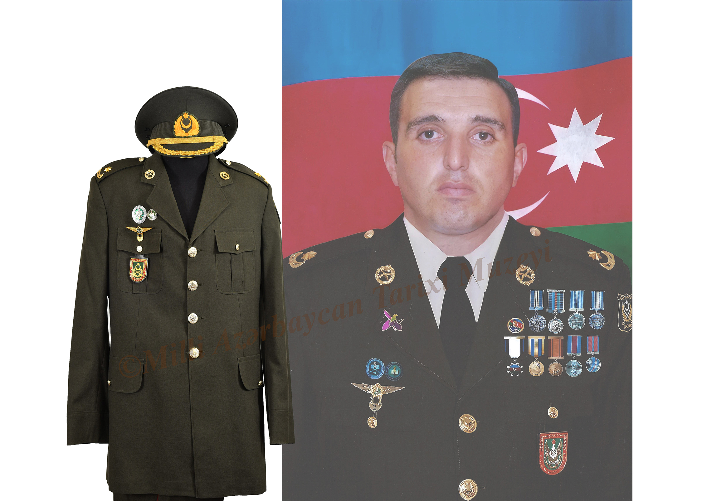 В музей переданы личные вещи майора ВС Азербайджана  шехида Отечественной войны Илькина Рзаева