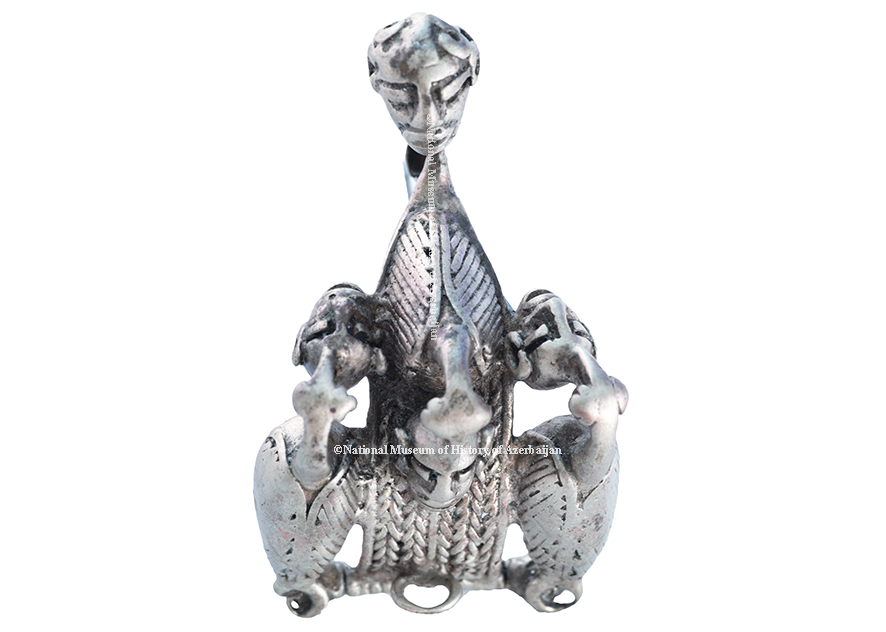 From the pearls of the museum anthropomorphic silver fibula