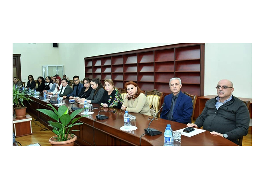 Museum employees participate at the meeting organized by the Media and Communication Department of Ministry of Culture
