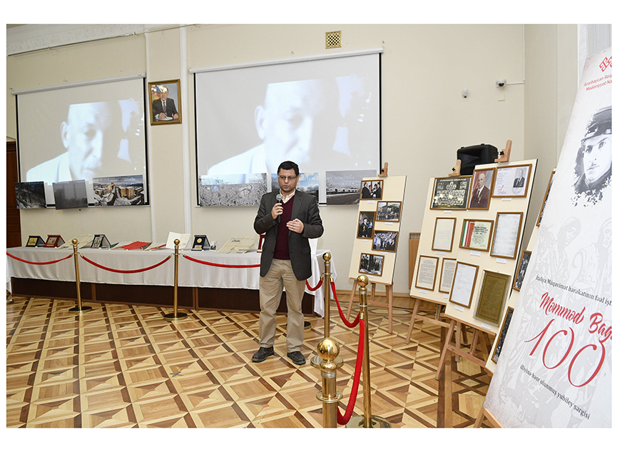 Состоялось открытие выставки, посвященной 100-летию известного азербайджанского партизана Мамеда Багирова
