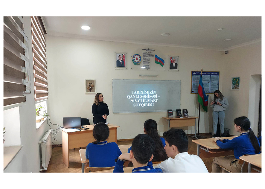 Сотрудник музея прочитал студентам лекцию о 31 марта - Дне геноцида азербайджанцев