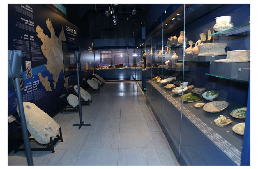 Состоялось открытие выставки подводной археологии «Наследие Каспия», организованной на основе археологической коллекции музея