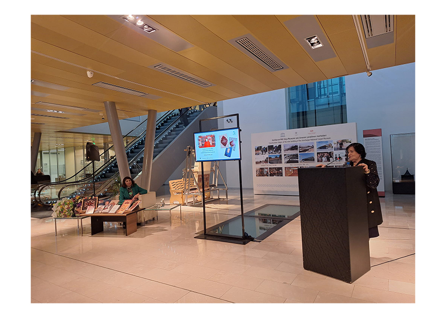 Директор Национального музея истории Азербайджана, академик Наиля Велиханлы выступила на презентации книги Заслуженного деятеля культуры, профессора Кюбры Алиевой