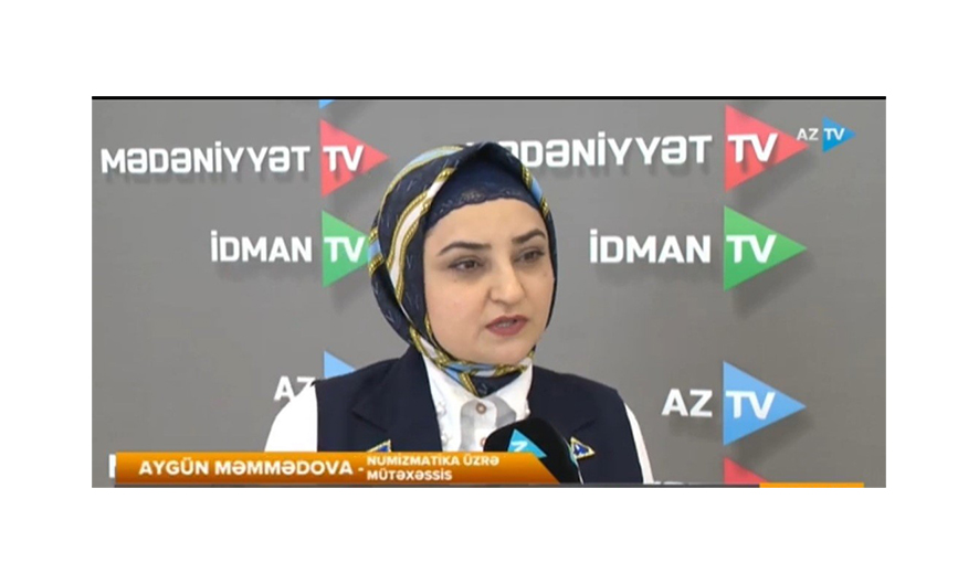 Muzeyin əməkdaşı AzTV -yə müsahibə verib