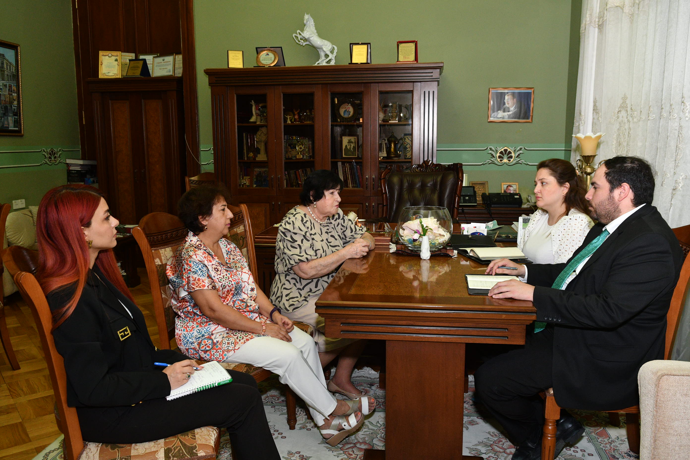 В музее состоялась встреча с атташе по вопросам культуры посольства Мексики в Азербайджане