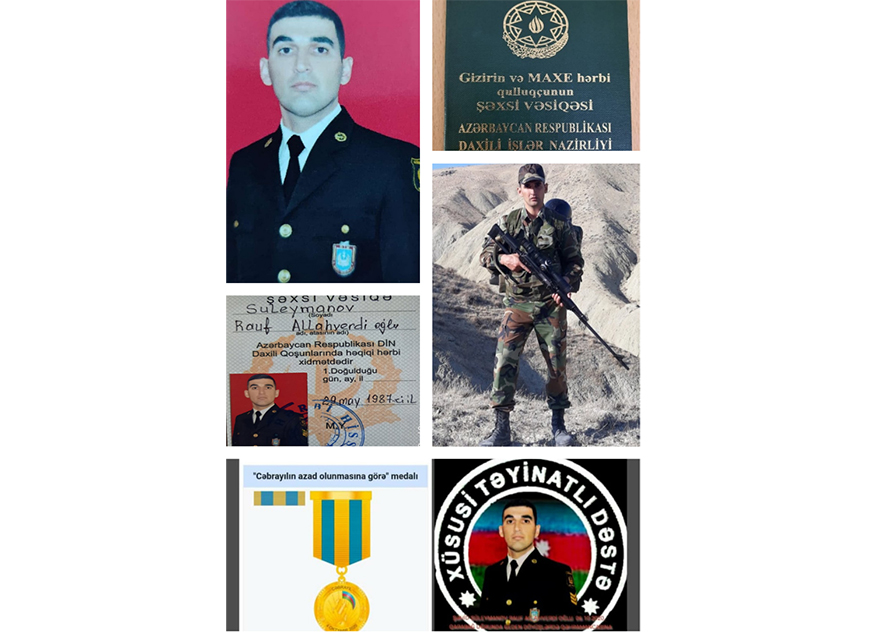 Vətən Müharibəsinin şəhidi Rauf Süleymanovun doğum günündən 38 il ötür