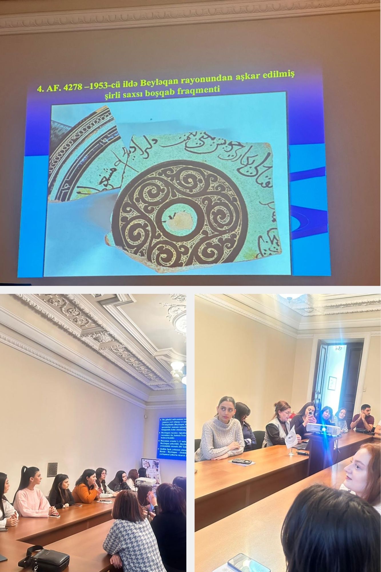 Muzeyin Arxeo Klubu növbəti elmi-maarifləndirici məşğələ keçib