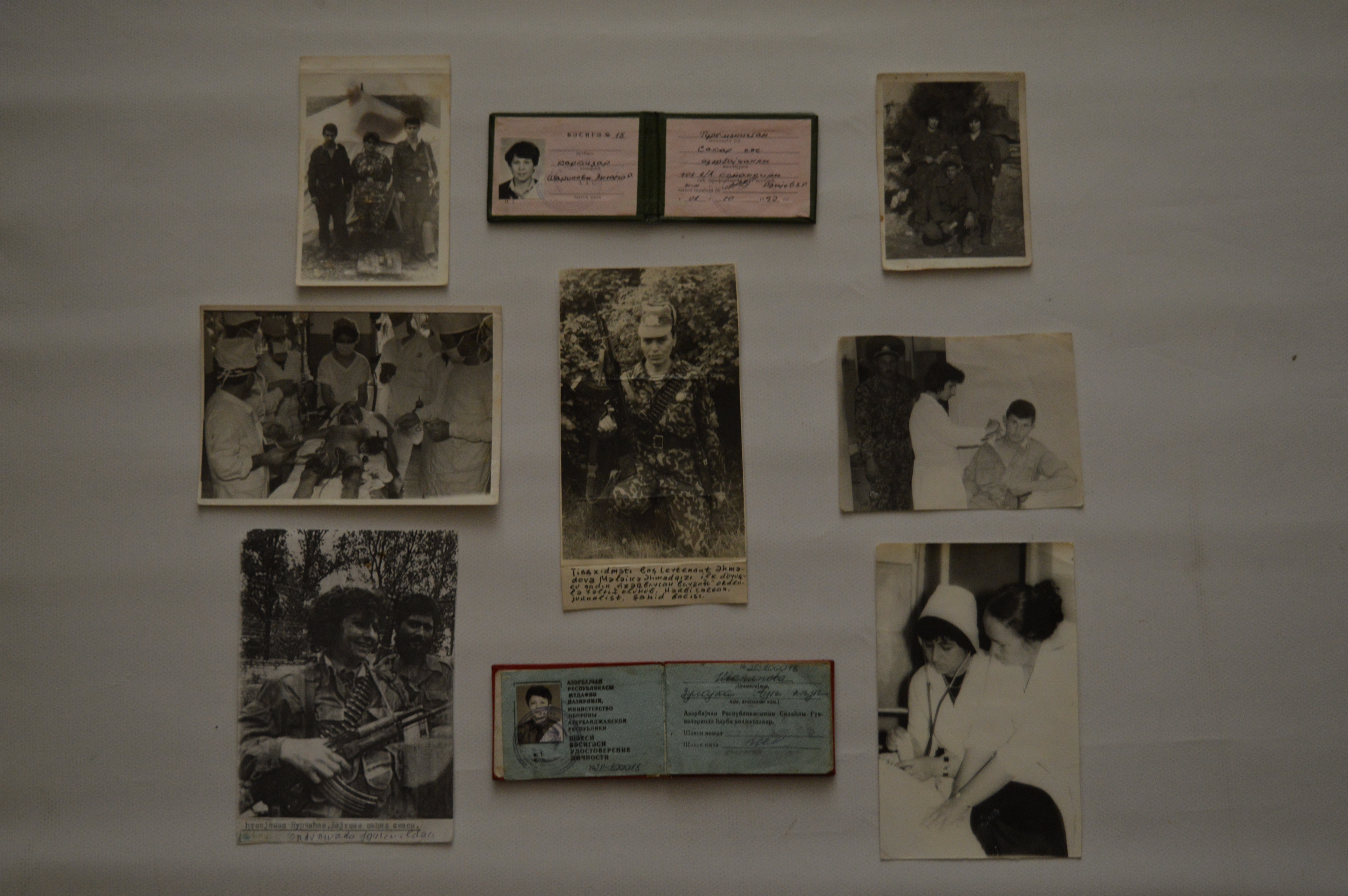 В музее хранятся материалы женщин-бойцов, участвовавших в Первой Карабахской войне