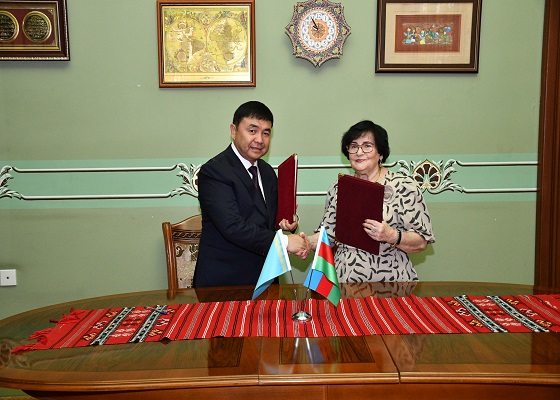 Memorandum of Cooperation Signed Between the National Museum of History of Azerbaijan and the Hazrat Sultan National Historical and Cultural Museum-Reserve of the Republic of Kazakhstan