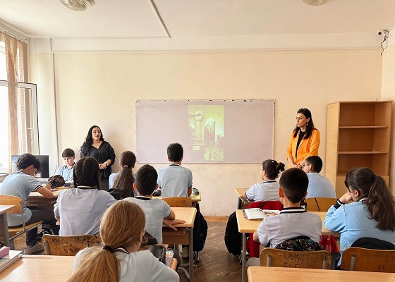 National Museum of History of Azerbaijan Holds Lecture Marking Remembrance Day at School № 245